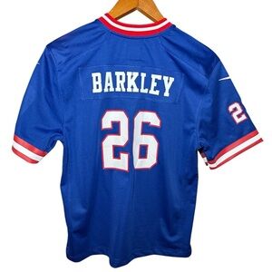 NIKE New York Giants Saquon Barkley NFL Jersey Kids Size Large 14-16